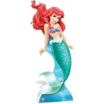 Figurine en carton ariel la petite sirne disney princesses - hauteur 170cm - largeur 72cm - bleu & rouge ...