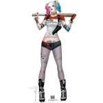 Figurine en carton - harley quinn - 167 cm - l�g�re - d�plie facilement - int�rieur