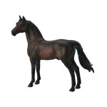 Figurine cheval - morgan - etalon bai - peint � la main - 15 x 129 cm