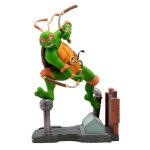 Figurine - abysse corp - michelangelo - 21cm - tortues ninja - collection d�taill�e