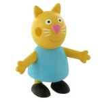 Figurine de collection comansi peppa pig - chat candy 7 cm