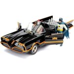 Figurine - dc comics - batman 1966 batmobile - 1:24 - mtal die - cast - noir