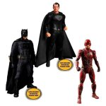 Figurines - dc comics justice league - 15 - 17cm - articul�es - 3 personnages interchangeables