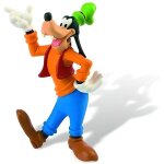 Figurine dingo - la maison de mickey disney - bullyland - 9 cm - mixte - licences