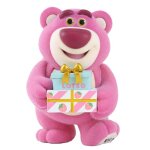 Figurine disney lotso christmas flocked window box Figurine disney lotso christmas flocked window box