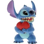 Figurine - disney - stitch heart - peinte � la main - 64 cm - licence lilo et stitch