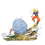 Figurine - dragon ball z - goku vs majin buu - hauteur 21 cm - illumination - collection manga Figurine - dragon ball z - goku vs majin buu - hauteur 21 cm - illumination - collection manga