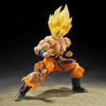 Figurine dragon ball z - son goku legendary super saiyan best selection s. h. figuarts - 15 cm