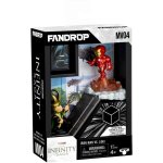 Figurine - fandrop x marvel - iron man vs loki - vitrine avec sc�ne culte + mini affiche - 18 cm