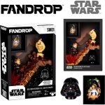 Figurine - fandrop x star wars - obi - wan vs anakin - vitrine avec sc�ne culte + mini affiche - 18 cm ...
