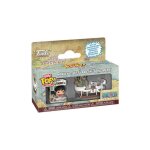 Figurine funko bitty pop rides one piece monkey d. luffy and the going merry
