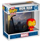 Figurine - funko - iron man (avenger tower) - multicolore - bitty pop deluxe - pour adultes