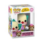 Figurine - funko - krusty le clown & tenny - vinyle - 95 cm - cadeau pour fans des simpsons