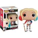 Figurine pop! dc comics - suicide squad : harley quinn - 10 cm - rouge bleu et beige