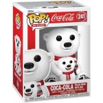 Figurine funko pop! - funko - coca - cola bear w / cub - �dition sp�ciale ad icons - finition mate - ...
