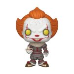 Figurine - funko - pennywise - 25 cm - it: chapter 1 - avec bateau