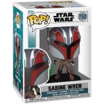 Figurine funko pop! n�750 ahsoka sabine wren avec sabre laser