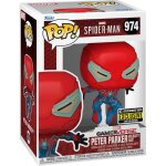 Figurine funko pop! n974 - marvel - spider - man 1 - peter parker (velocity suit)