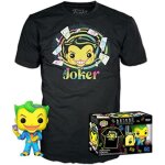 Figurine funko pop! + t. shirt dc comics batman the animated series - the joker (blacklight) taille xl ...