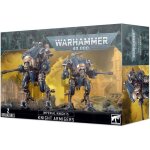 Figurine games workshop warhammer 40k - imperial knights chevaliers armiger - gris / dor - tu