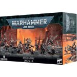 Figurine games workshop warhammer 40k - space marine du chaos world eaters jakhals - noir / violet / ...