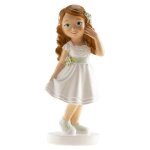 Figurine gâteau communion anna 15. 8cm blanc Figurine gâteau communion anna 15. 8cm blanc