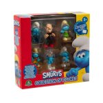 Figurines - giochi preziosi - les schtroumpfs - coffret 6 figurines 5 cm dont 1 exclusive azrael -  ...