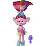 Figurine - hasbro - les trolls 2 tourne mondiale - poupe deluxe poppy - mixte - 4 ans et plus