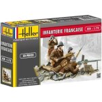 Figurine - heller - infanterie francaise - 50 figurines 1 / 72me