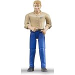 Bworld - homme blond avec pantalon bleu