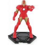Figurine iron man - avengers marvel - comansi - 9 cm - rouge noir et or