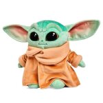 Figurine lego star wars mandalorian baby yoda child 25cm - marque ocio stock - noir