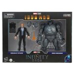 Figurine marvel legends the infinity saga iron man obadiah stane and iron monger set 2 figures 15cm - ...