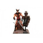 Figurine marvel select - wolverine marron 18cm - licence marvel - marque diamond - pour enfant