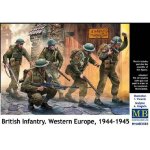 Figurine mignature british infantry. western europe 1944 - 1945 - master box ltd
