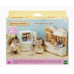 Figurines miniatures - sylvanian families - 5341 - la cuisine am�nag�e