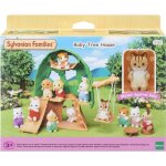 Figurines miniatures - sylvanian families - la cabane des b�b�s - toboggan balan�oire hamac