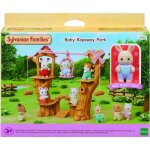 Figurine miniature - sylvanian families - la tyrolienne des bbs - henry le bb lapin crme - multicolore ...