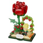 Figurines - set construction figurine pantasy le petit prince avec renard et rose (86317)