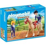 Figurines personnages - playmobil - voltigeuses et cheval - accessoires inclus - sang bavarois