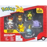 Figurines pokmon bandai - pack de 6 - 5 cm - neuf