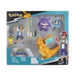 Figurine - bandai - megapack de 5 figurines - pokemon - lucario pikachu ectoplasma - mixte enfant