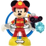 Disney - figurine pompier mickey 15 cm, articule, jouet pour enfants ds 3 ans, mcc20