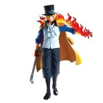 Figurine - banpresto - the shukko logia - 17 cm - orange / noir - officielle one piece