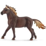 Figurine schleich 13805 - etalon mustang - animal de la ferme - bleu - personnage miniature