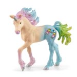 Figurine - schleich - licorne bonbon, poulain - multicolore - bayala