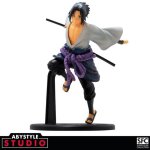 Figurine sfc - naruto - sasuke - 16 cm - blanc - abysse