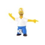 Figurine - comansi - homer - plastique - 8 cm - jaune
