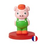 Figurine sonore les 3 petits cochons - faba - pour enfants � partir de 4 ans - garantie 2 ans - couleur ...