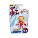Figurine spiderman iron man 10 cm - hasbro - srie spidey et ses fantastiques amis - enfant - mixte